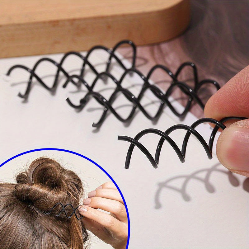 10/20pcs Spiral Spiral Screw Needle Hairpin - Simple Ball Creation, Lossless Round Metal Accessory for Women'S Hairstyles, Suitable for Weddings And Daily Use, Wedding Hair Accessories | Lili Hairpin | Stable Clamping Clip, Hairpin for Hair
