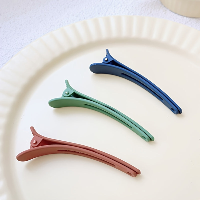 7-Piece Set of Chic Matte Duckbill Hair Clips for Women - Simple, Versatile, and Durable Hair Accessories for Everyday Styling, Photography Props, and Thoughtful Gifts