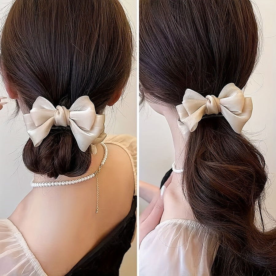 Elegant Butterfly Knot Hairpin for a Bun, Popular Among Women, Perfect for High Ponytails And Adds Charm to Hairstyles.