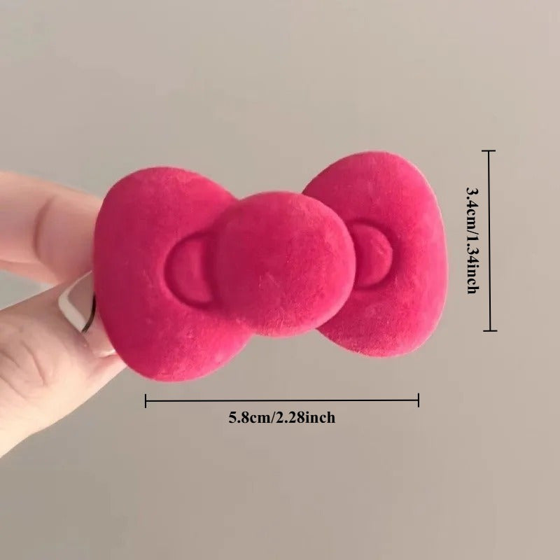 1pc Sweet Pink Bow Star Hairpin for Women Y2K Korean Style Heart Hair Clip Barrette Side Clip Headwear Hair Accessories