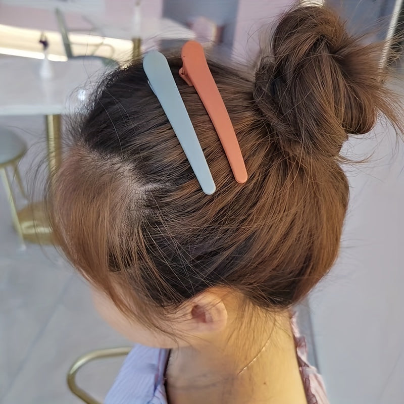 7-Piece Set of Chic Matte Duckbill Hair Clips for Women - Simple, Versatile, and Durable Hair Accessories for Everyday Styling, Photography Props, and Thoughtful Gifts