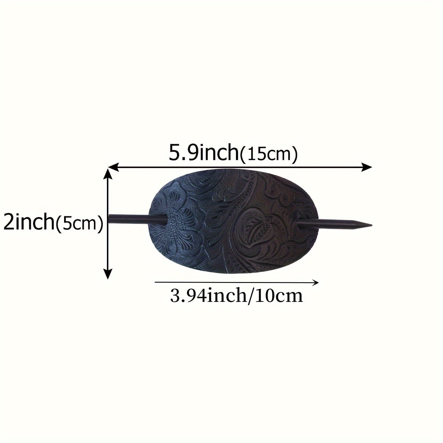 [10pcs Oval Hair Clips] 10pcs Vintage-Inspired Oval Hair Clips with Stick | Elegant Ponytail Holders and Hair Accessories for Women and Girls - Barrettes for Parties