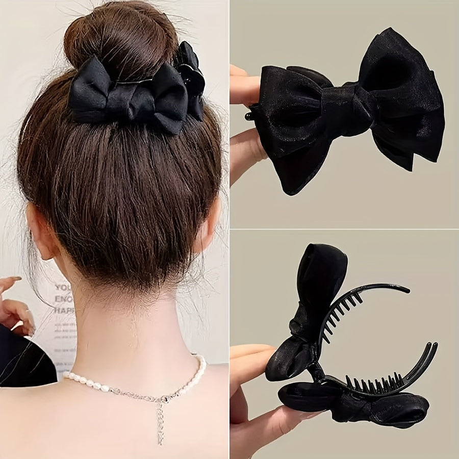 Elegant Butterfly Knot Hairpin for a Bun, Popular Among Women, Perfect for High Ponytails And Adds Charm to Hairstyles.