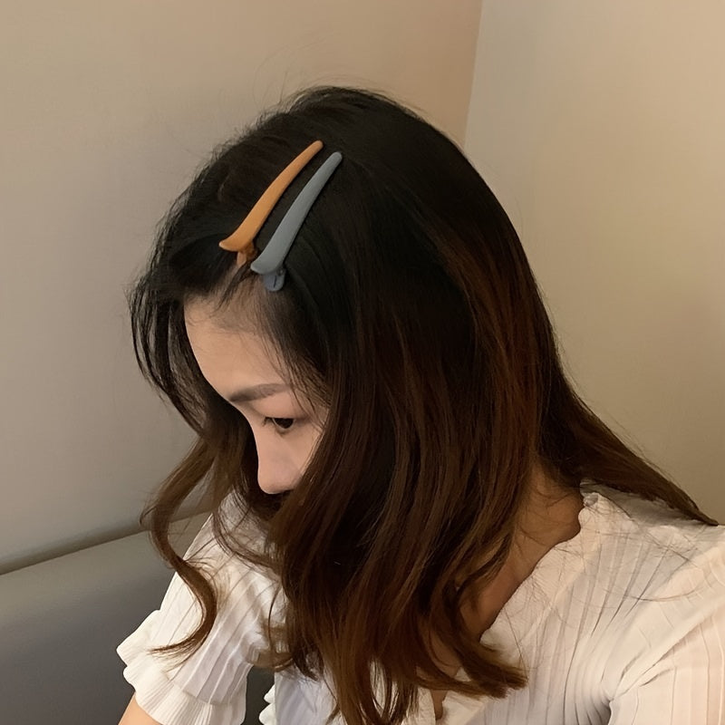 7-Piece Set of Chic Matte Duckbill Hair Clips for Women - Simple, Versatile, and Durable Hair Accessories for Everyday Styling, Photography Props, and Thoughtful Gifts